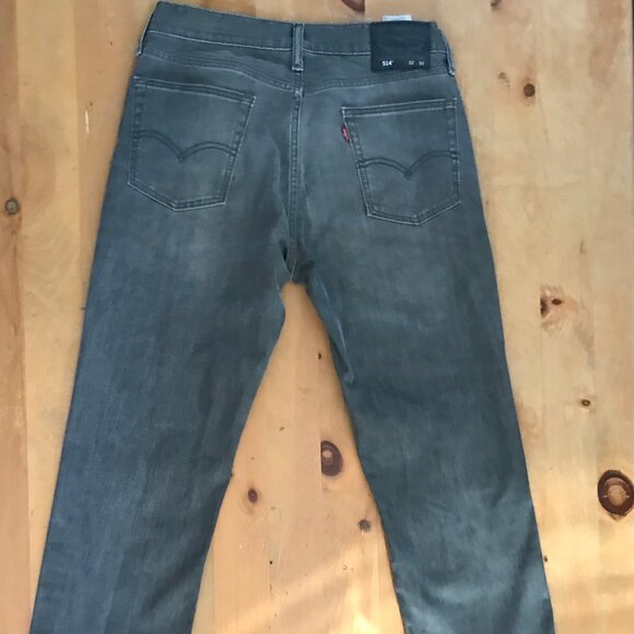 Levi’s Grey Straight Fit Jeans – Size 32x30 - Picture 3 of 6